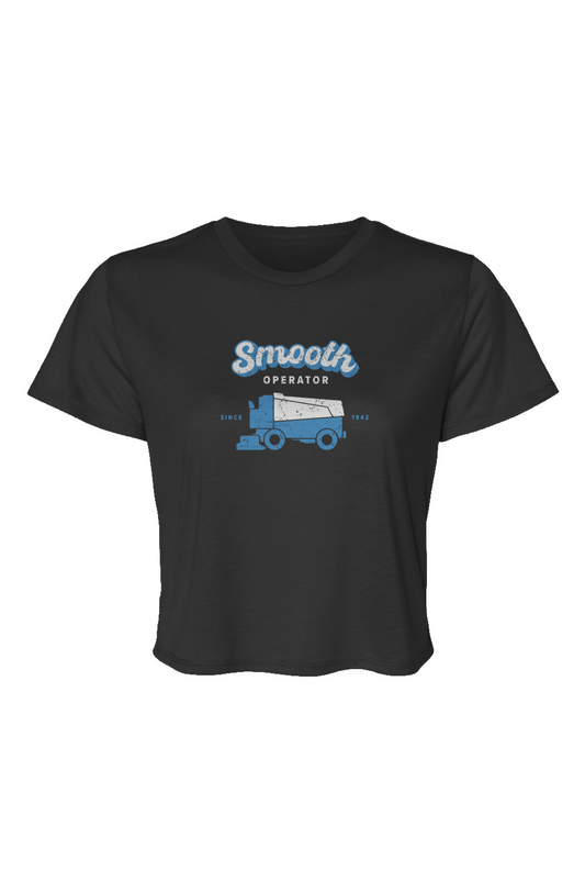 Barn Beauty Smooth Operator Cropped Tee Black | Barn Garb Hockey Threads