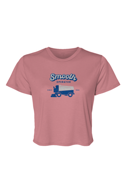 Barn Beauty Smooth Operator Cropped Tee Pink | Barn Garb Hockey Threads
