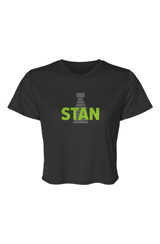 Barn Beauty Stan Cropped Tee Black | Barn Garb Hockey Threads
