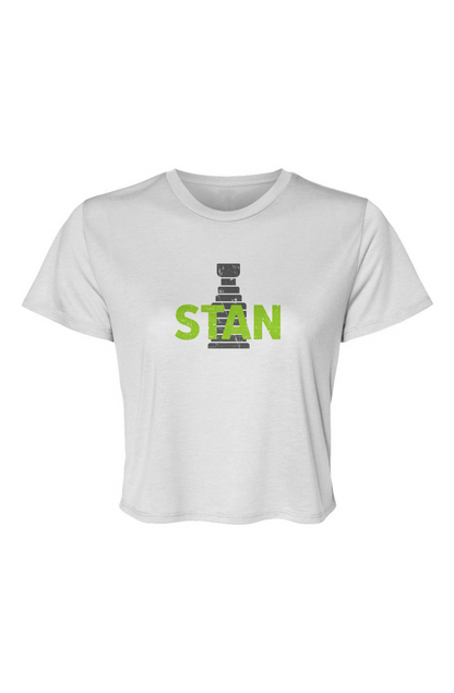 Barn Beauty Stan Cropped Tee White | Barn Garb Hockey Threads