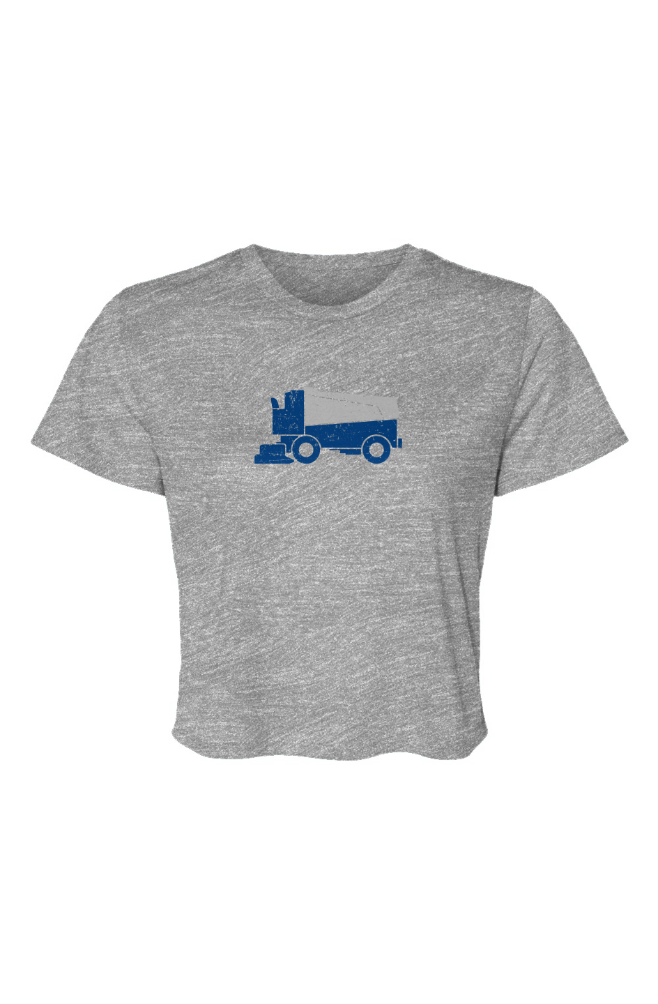 Barn Beauty Surface Boss Flowy Cropped Tee Grey | Barn Garb Hockey Threads