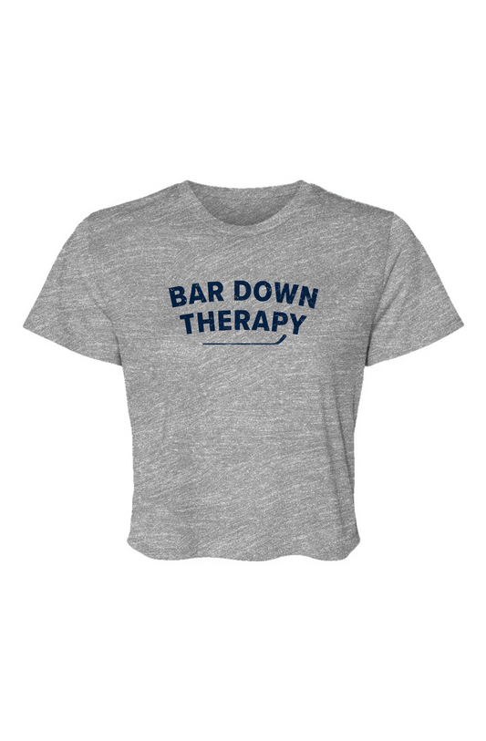 Barn Beauty Therapy Cropped Tee Grey | Barn Garb Hockey Threads