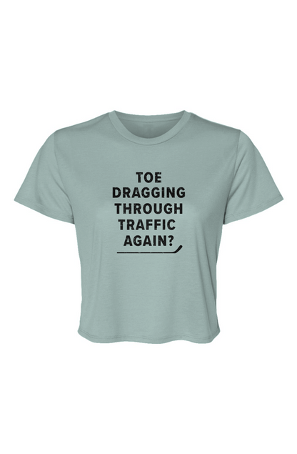 Barn Beauty Traffic Cropped Tee Ice Blue | Barn Garb Hockey Threads