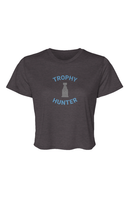 Barn Beauty Trophy Hunter Cropped Tee Charcoal | Barn Garb Hockey Threads