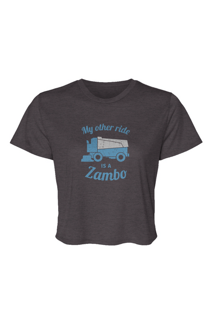 Barn Beauty Zambo Cropped Tee Charcoal | Barn Garb Hockey Threads