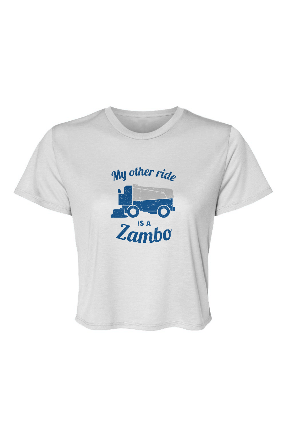 Barn Beauty Zambo Cropped Tee White | Barn Garb Hockey Threads