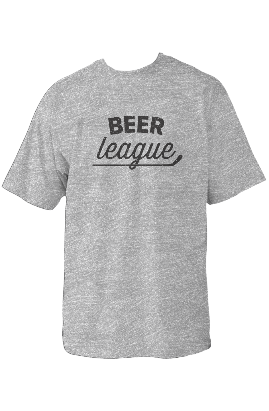 Beer League 90s Throwback Tee Grey | Barn Garb Hockey Threads