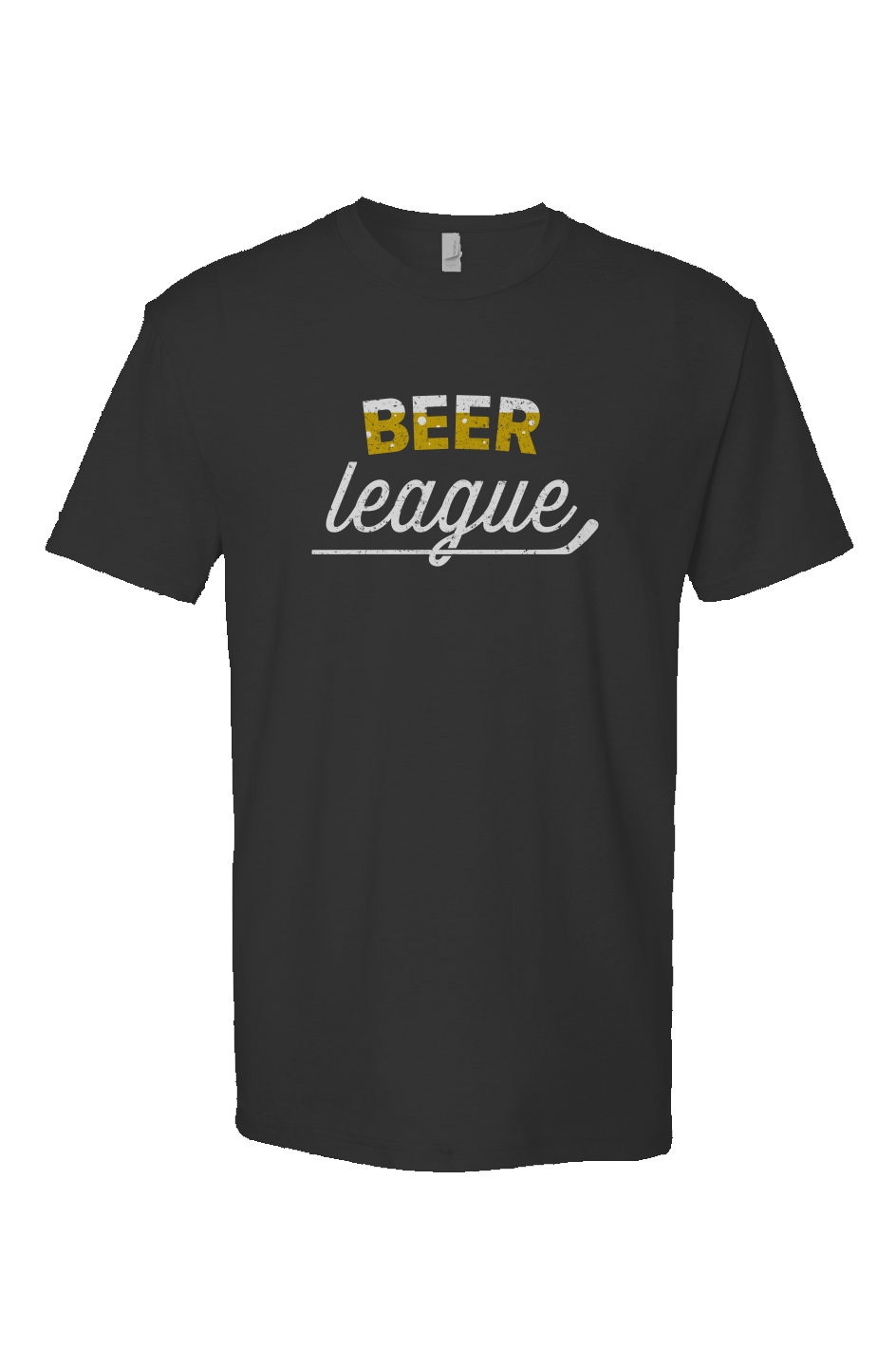 Beer League Breakaway Performance Tee Black | Barn Garb Hockey Threads
