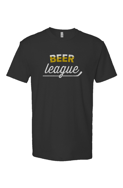 Beer League Breakaway Performance Tee Black | Barn Garb Hockey Threads