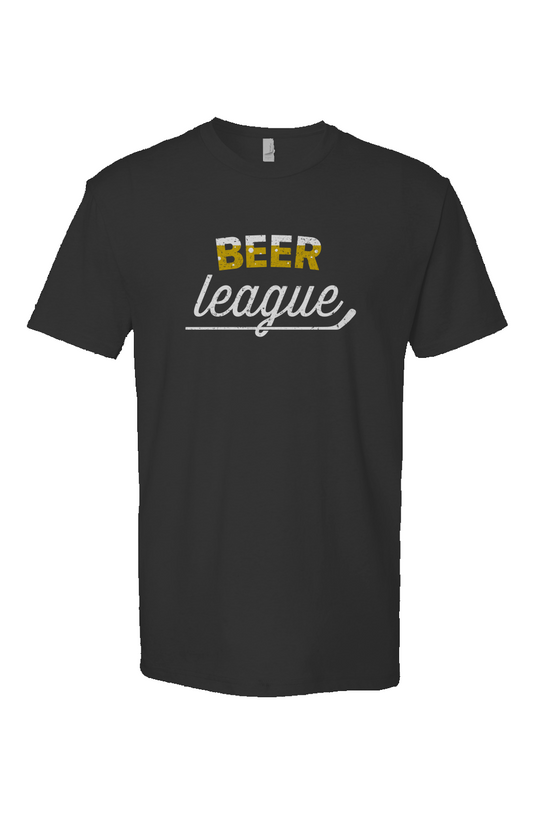 Beer League Breakaway Performance Tee Black | Barn Garb Hockey Threads