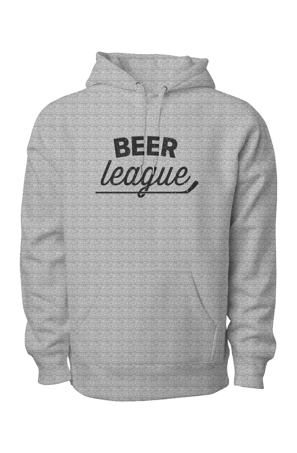 Beer League Legend Heavyweight Hoodie Grey | Barn Garb Hockey Threads