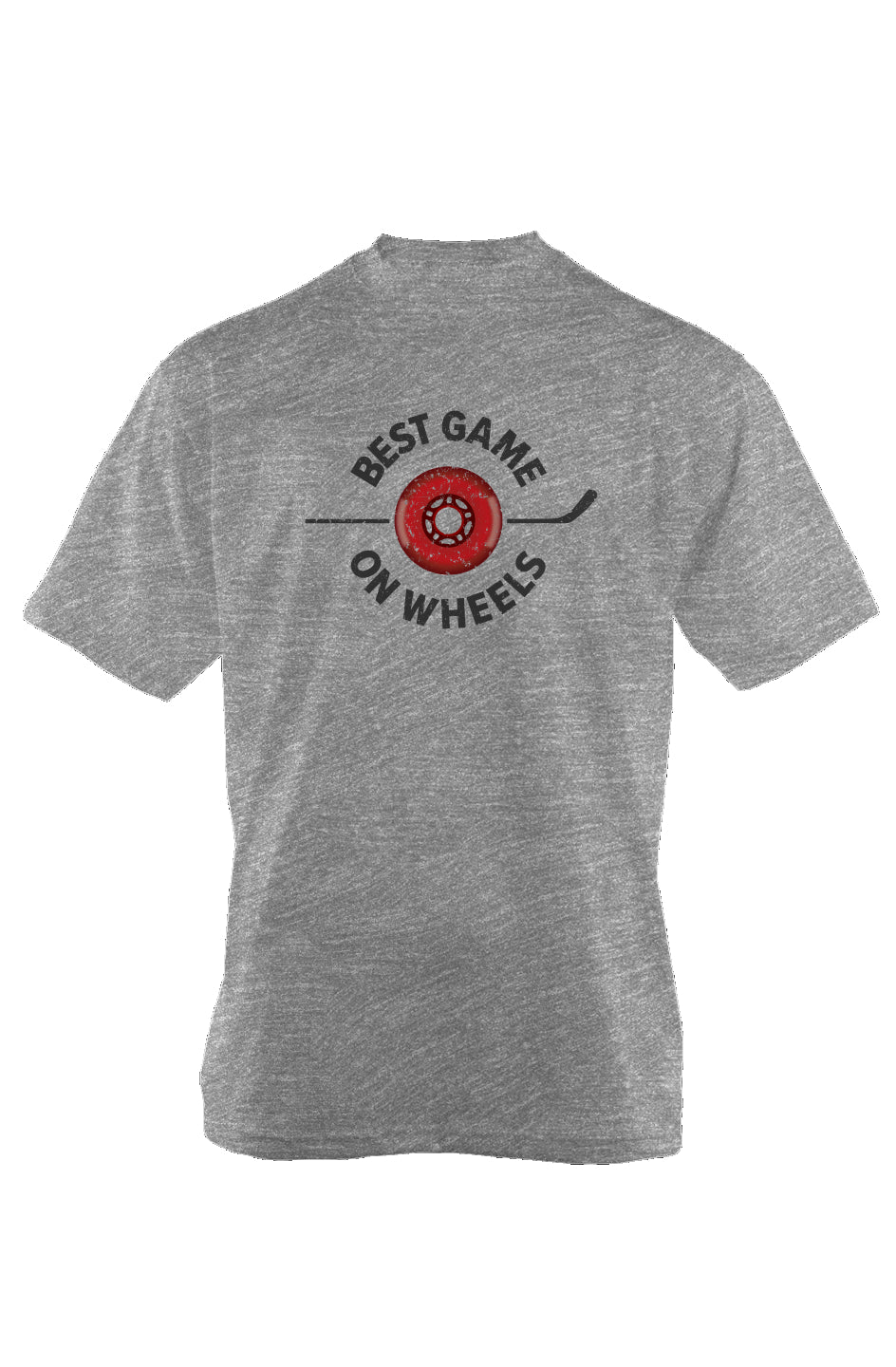 Best Game on Wheels 90s Throwback Tee Grey | Barn Garb Hockey Threads