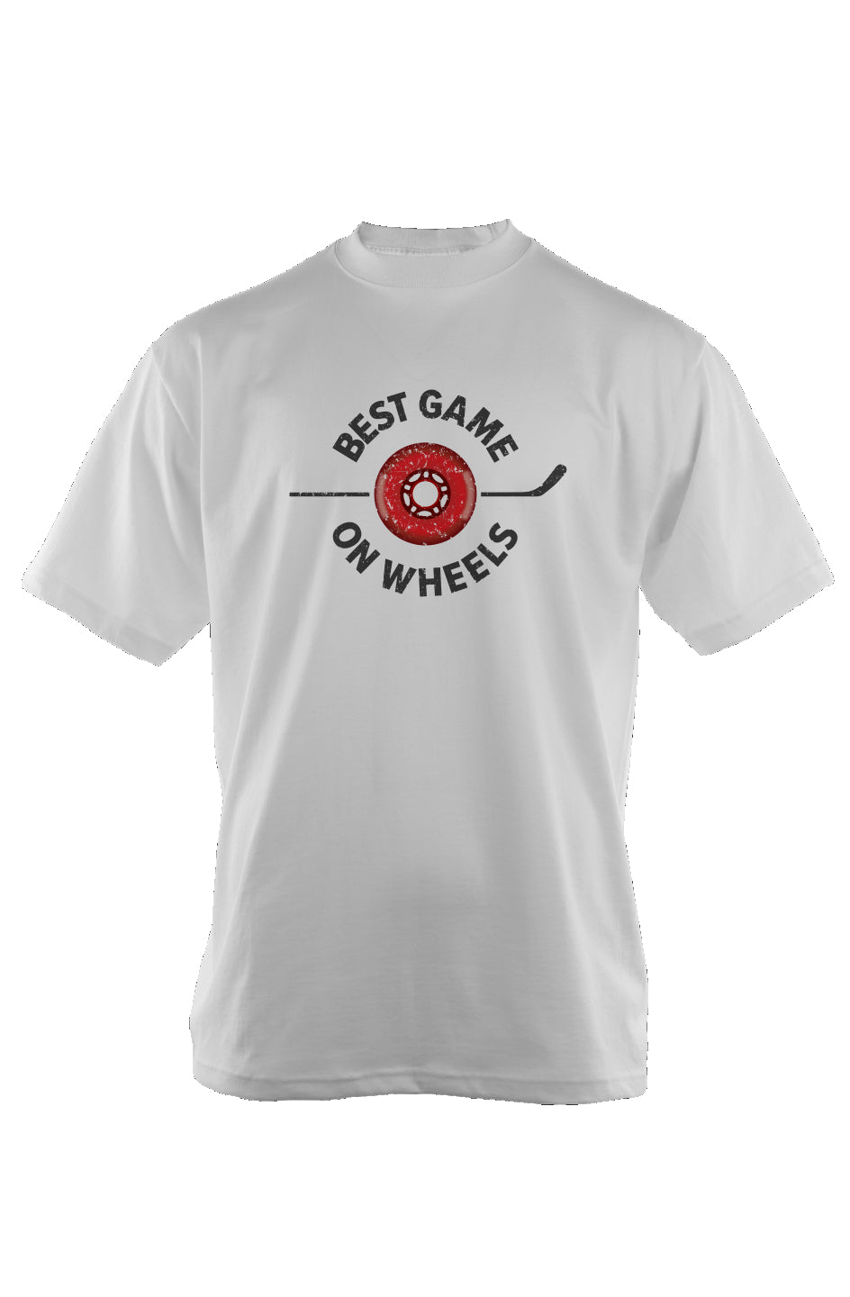 Best Game on Wheels 90s Throwback Tee White | Barn Garb Hockey Threads