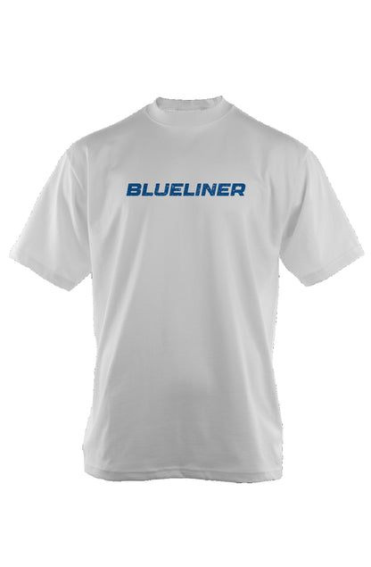 Blueliner 90s Throwback Tee White | Barn Garb Hockey Threads