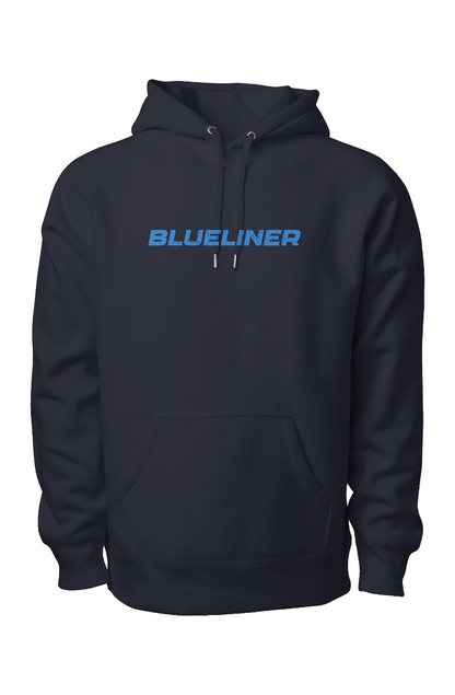 Blueliner Legend Heavyweight Hoodie Navy Blue | Barn Garb Hockey Threads