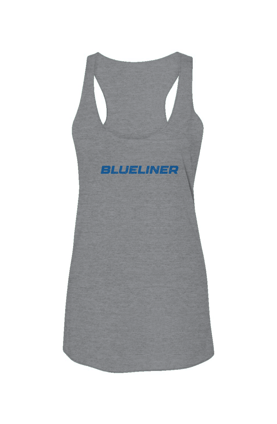 Blueliner Racerback Barn Tank Grey | Barn Garb Hockey Threads