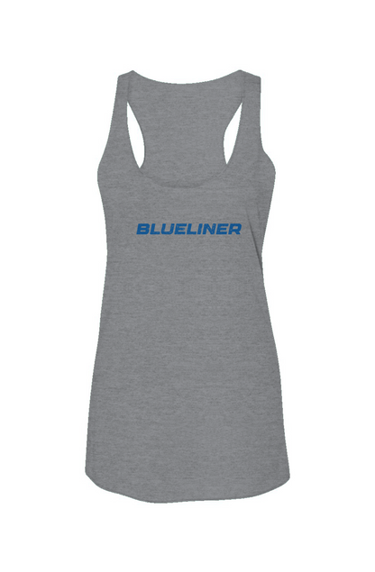 Blueliner Racerback Barn Tank Grey | Barn Garb Hockey Threads