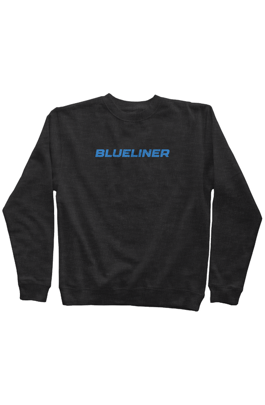 Blueliner Rinkside Crewneck Sweatshirt Charcoal Heather | Barn Garb Hockey Threads