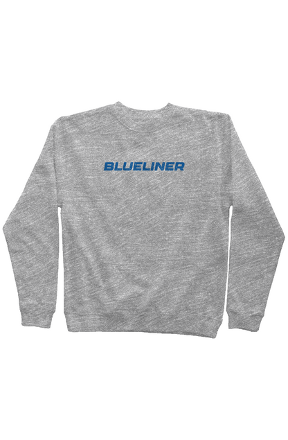 Blueliner Rinkside Crewneck Sweatshirt Grey | Barn Garb Hockey Threads