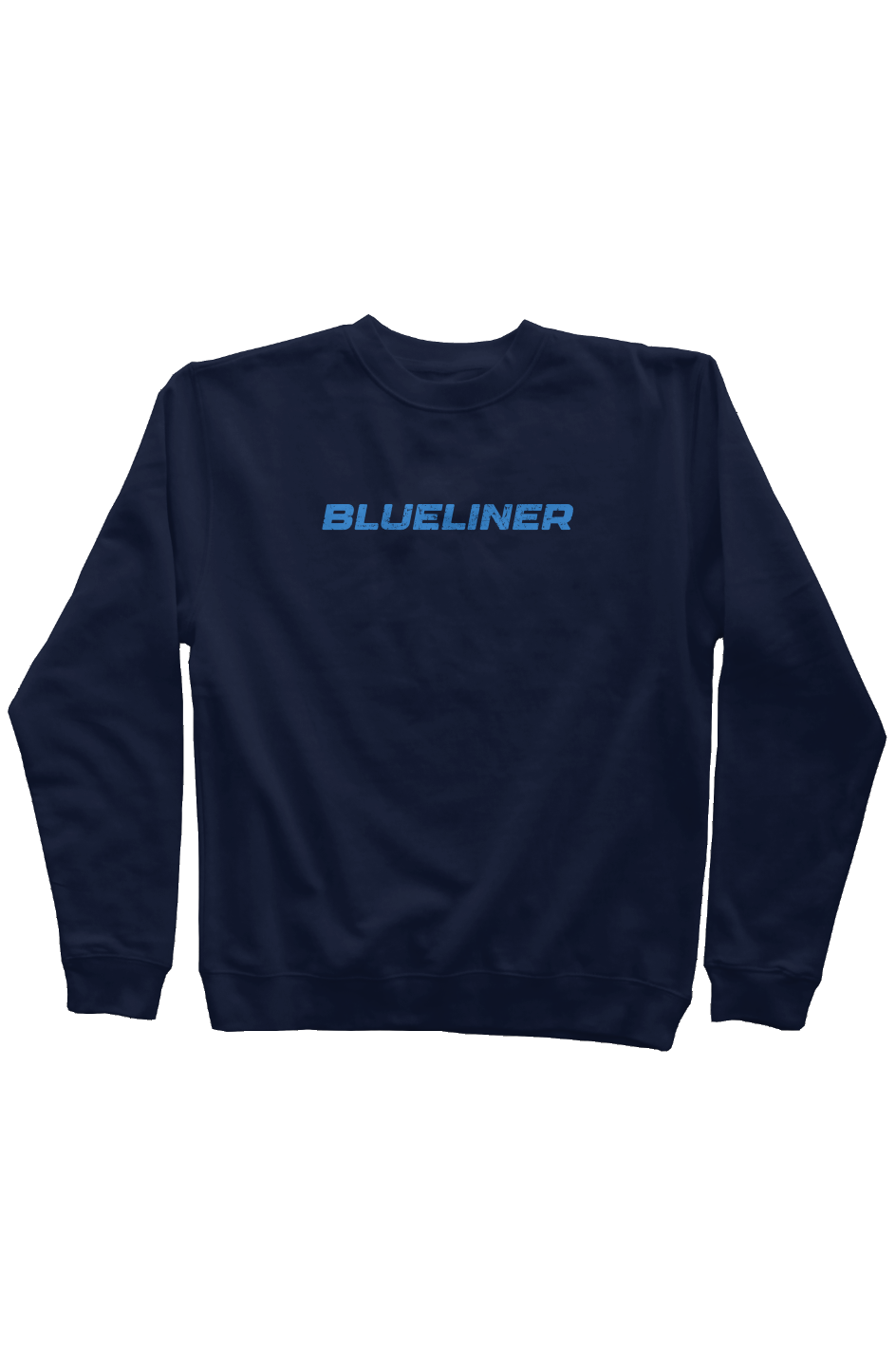 Blueliner Rinkside Crewneck Sweatshirt Navy Blue | Barn Garb Hockey Threads