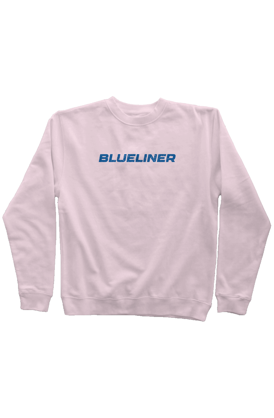 Blueliner Rinkside Crewneck Sweatshirt Pink | Barn Garb Hockey Threads
