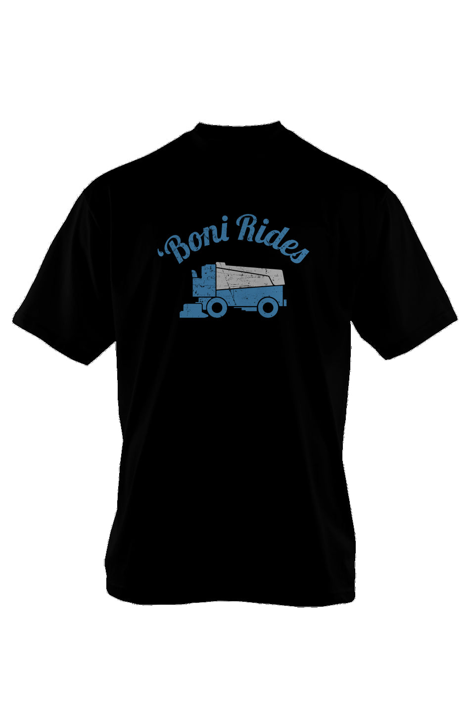 Boni' Rides 90s Throwback Tee Black | Barn Garb Hockey Threads