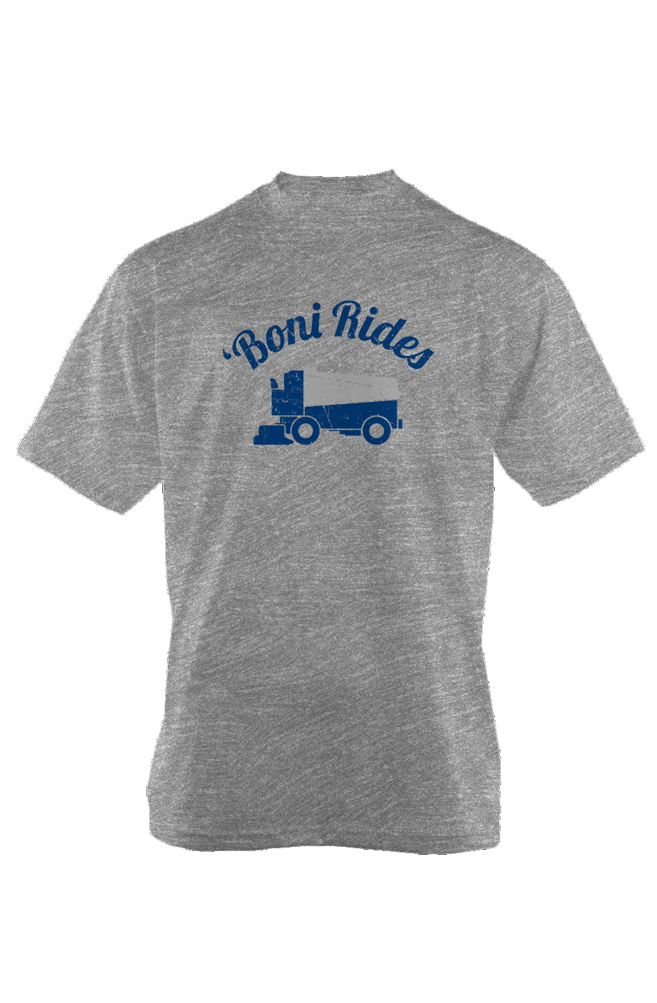 Boni' Rides 90s Throwback Tee Grey | Barn Garb Hockey Threads