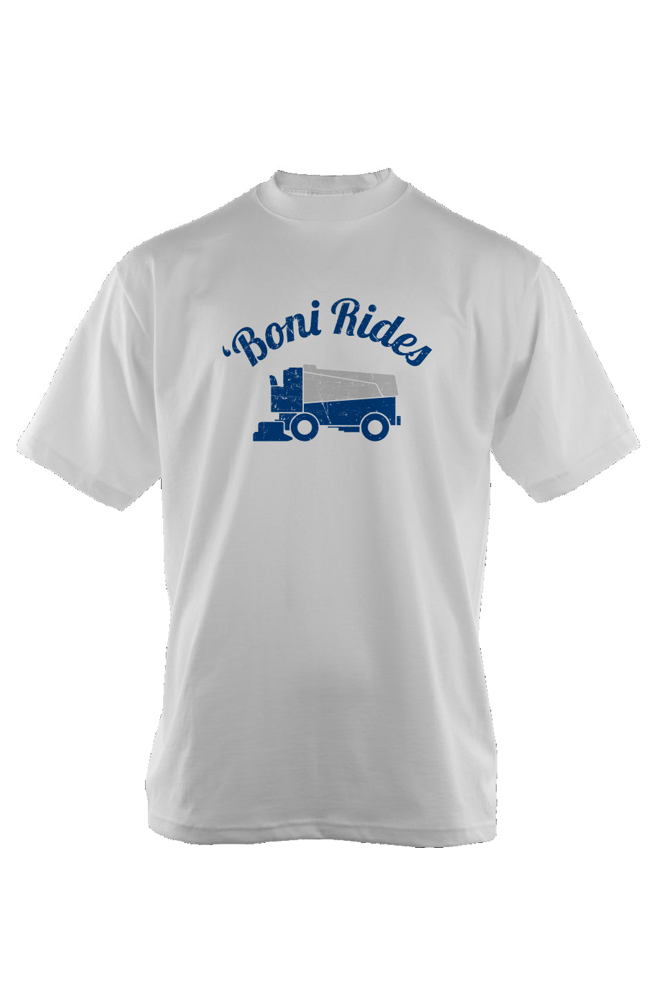 Boni' Rides 90s Throwback Tee White | Barn Garb Hockey Threads