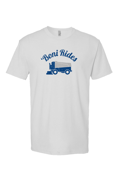 Boni' Rides Breakaway Performance Tee White | Barn Garb Hockey Threads