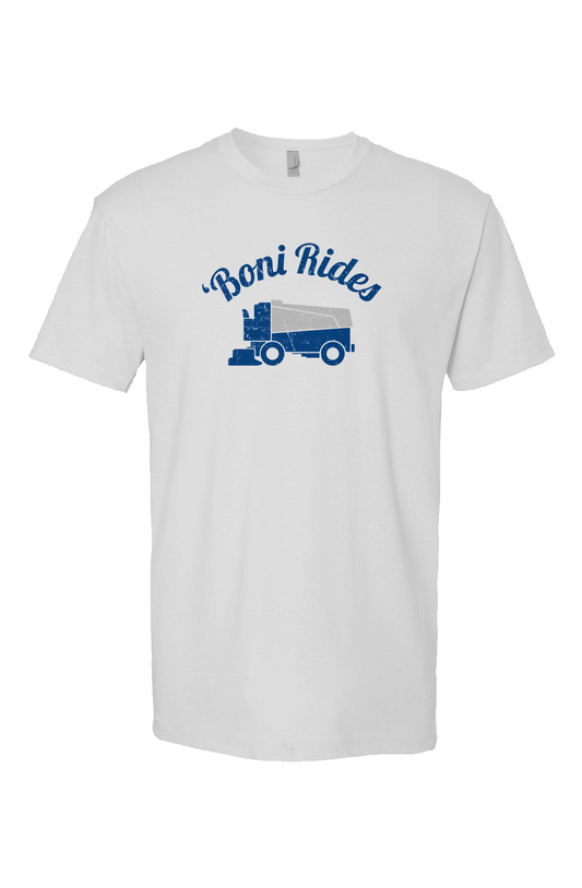 Boni' Rides Breakaway Performance Tee White | Barn Garb Hockey Threads