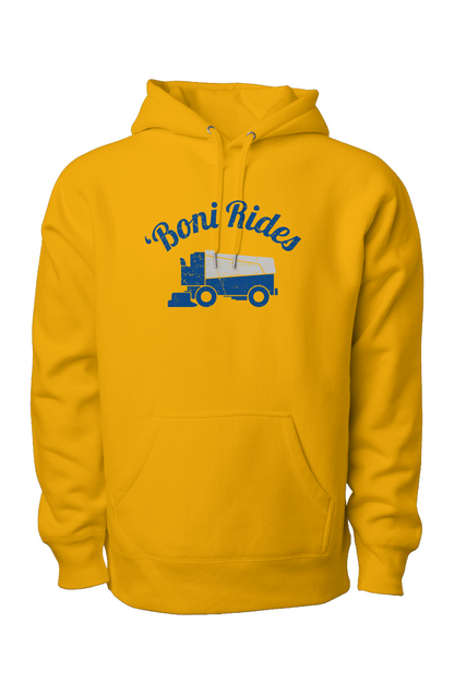 Boni' Rides Legend Heavyweight Hoodie Gold | Barn Garb Hockey Threads
