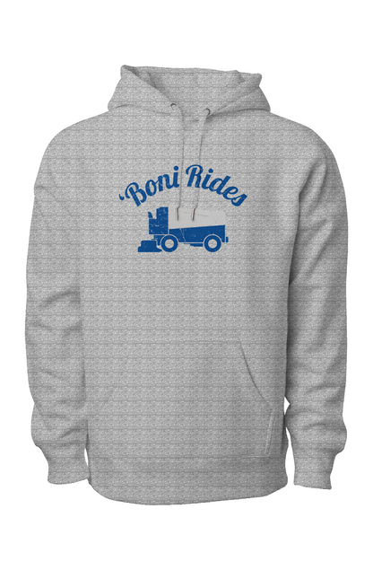 Boni' Rides Legend Heavyweight Hoodie Grey | Barn Garb Hockey Threads