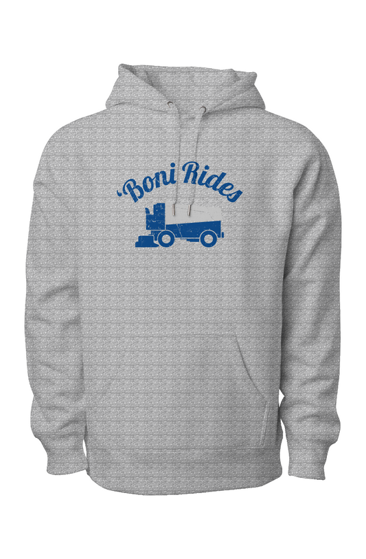 Boni' Rides Legend Heavyweight Hoodie Grey | Barn Garb Hockey Threads