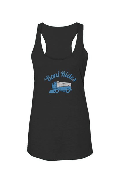 Boni' Rides Racerback Barn Tank Charcoal | Barn Garb Hockey Threads