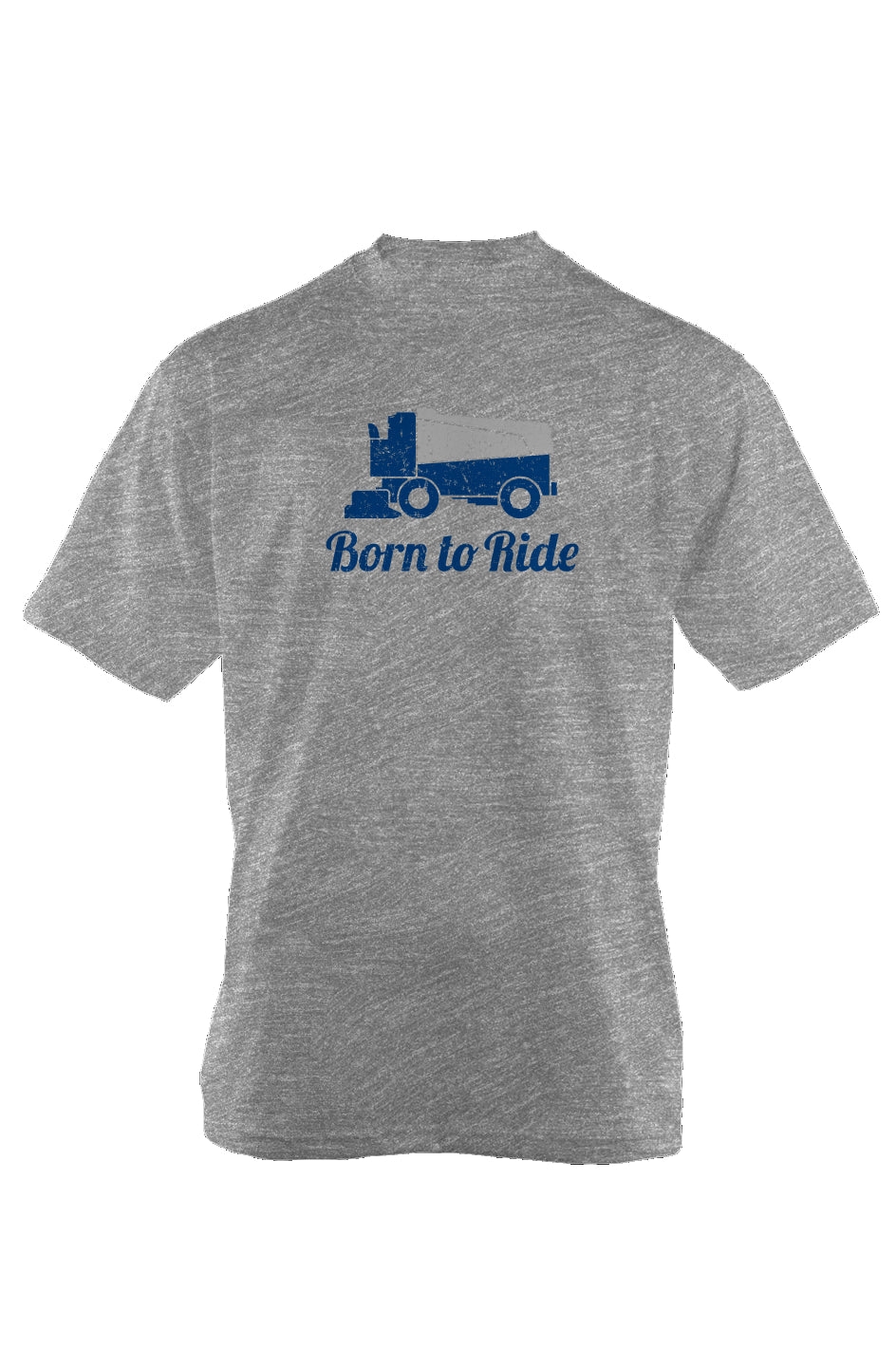 Born to Ride 90s Throwback Tee Grey | Barn Garb Hockey Threads