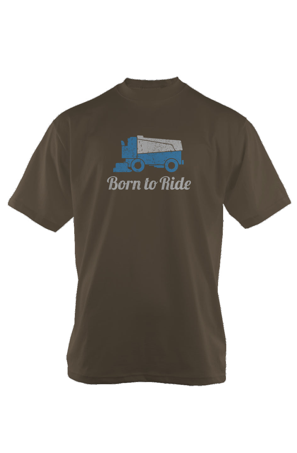 Born to Ride 90s Throwback Tee Military Green | Barn Garb Hockey Threads