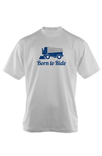 Born to Ride 90s Throwback Tee White | Barn Garb Hockey Threads