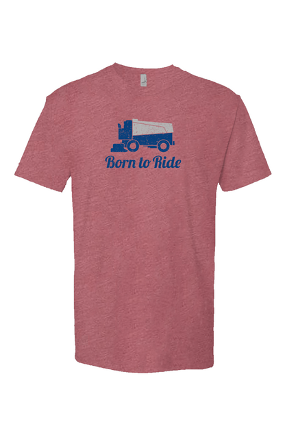 Born to Ride Breakaway Performance Tee Heather Mauve| Barn Garb Hockey Threads
