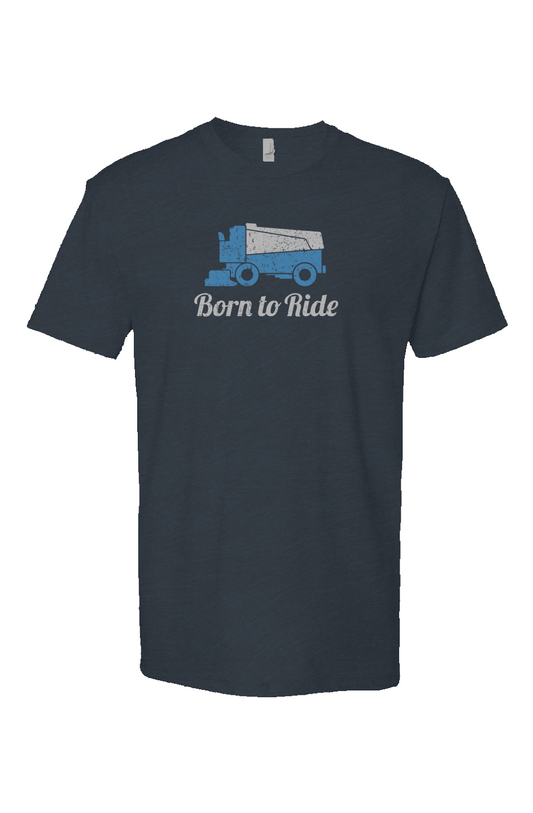Born to Ride Breakaway Performance Tee Navy Blue | Barn Garb Hockey Threads