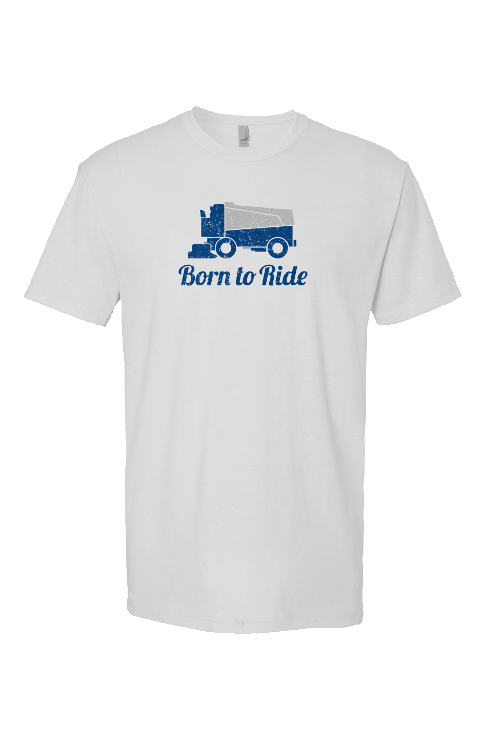 Born to Ride Breakaway Performance Tee White | Barn Garb Hockey Threads