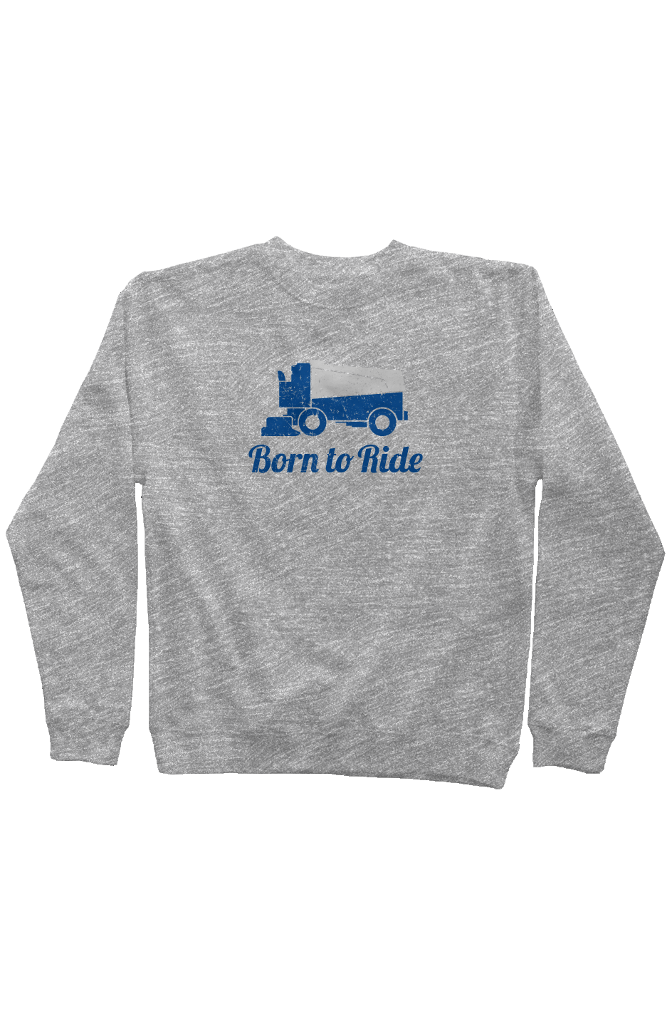 Born to Ride Rinkside Crewneck Sweatshirt Grey | Barn Garb Hockey Threads