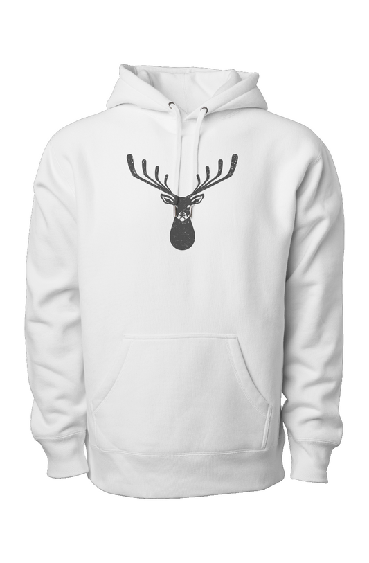Buckshot Legend Heavyweight Hoodie White | Barn Garb Hockey Threads