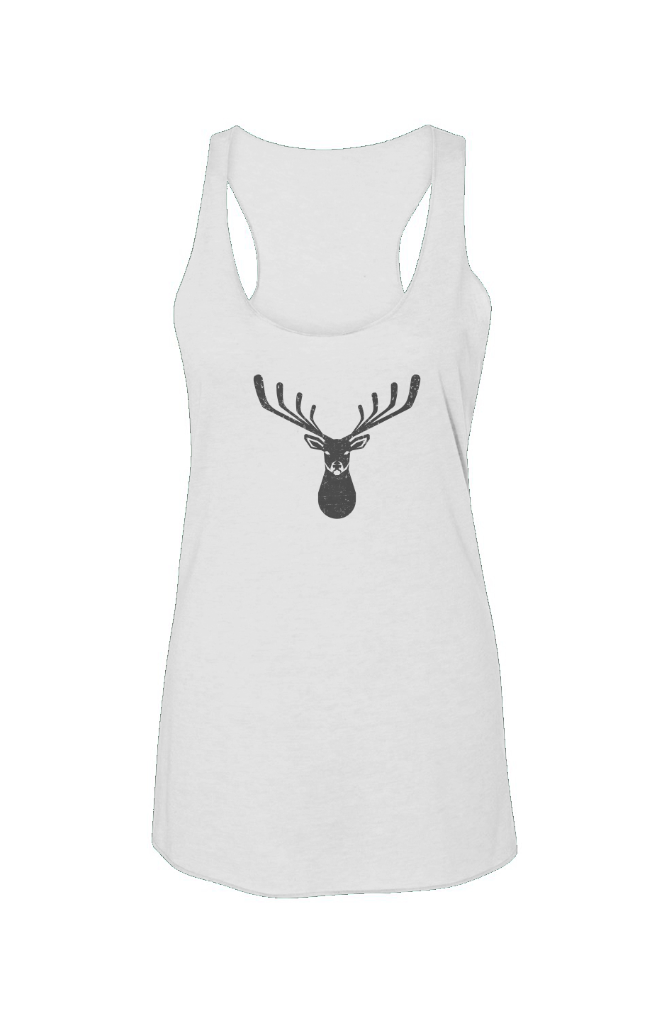 Buckshot Racerback Barn Tank White | Barn Garb Hockey Threads