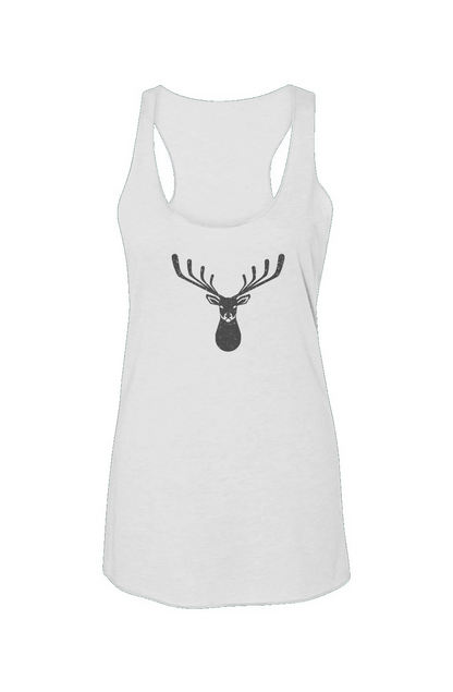 Buckshot Racerback Barn Tank White | Barn Garb Hockey Threads