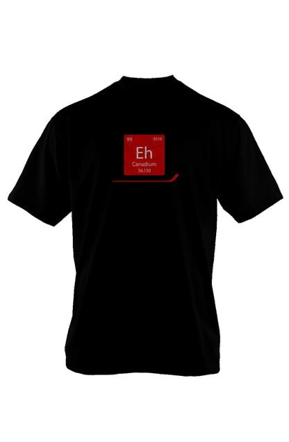 Canadium 90s Throwback Tee Black | Barn Garb Hockey Threads