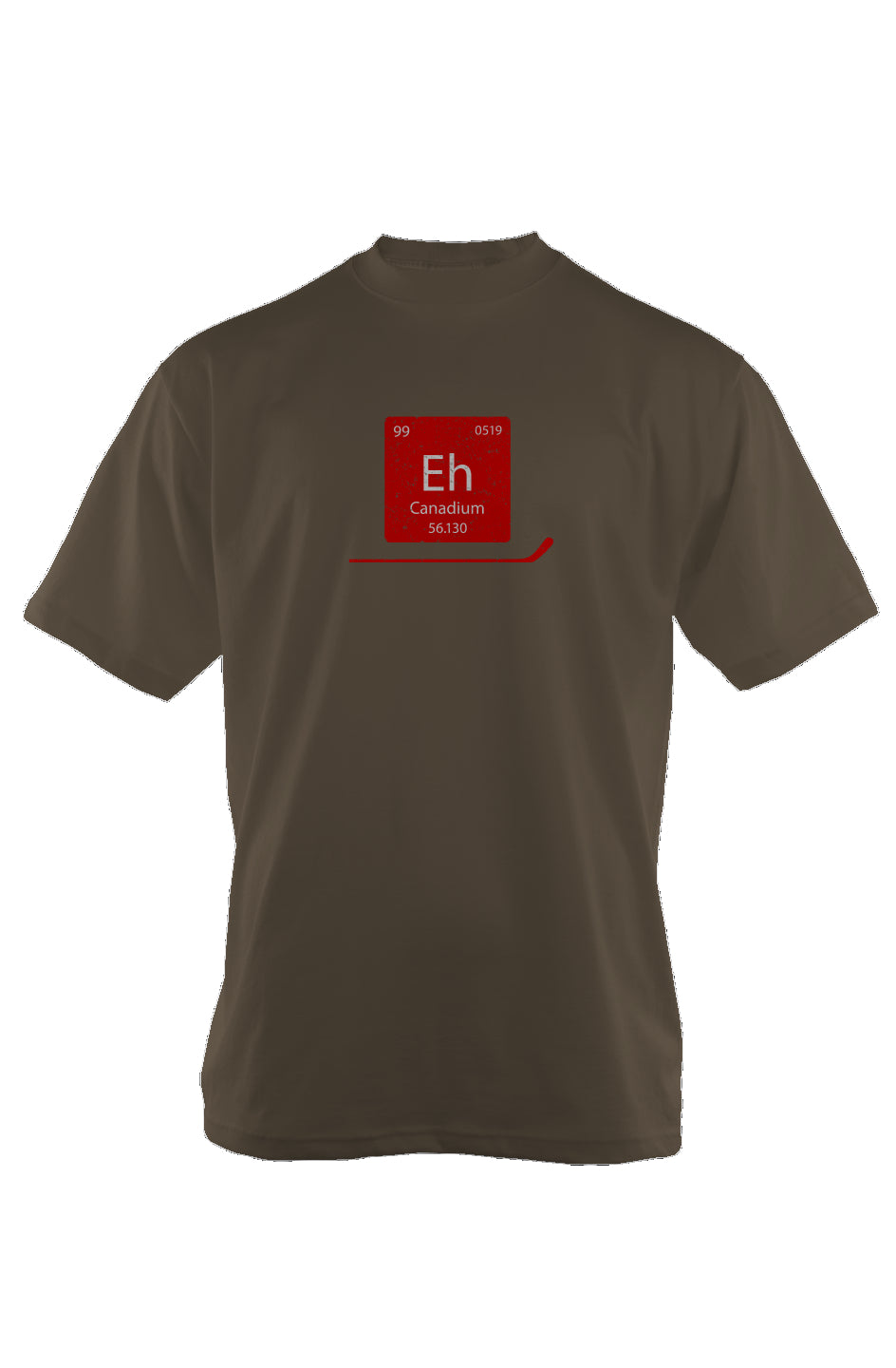Canadium 90s Throwback Tee Military Green | Barn Garb Hockey Threads