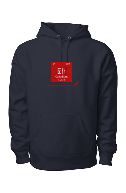 Canadium Legend Heavyweight Hoodie Navy Blue | Barn Garb Hockey Threads