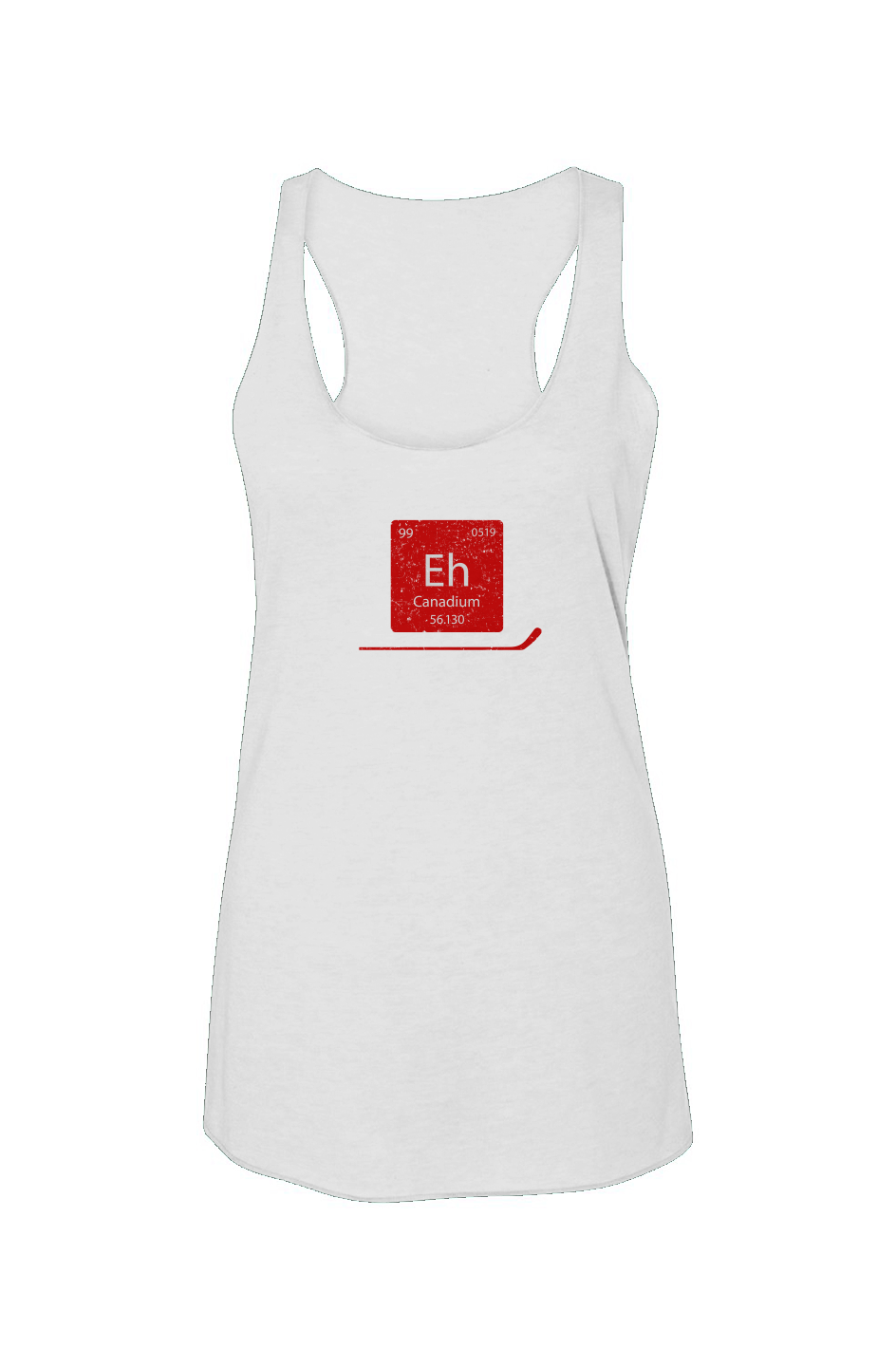 Canadium Racerback Barn Tank White | Barn Garb Hockey Threads