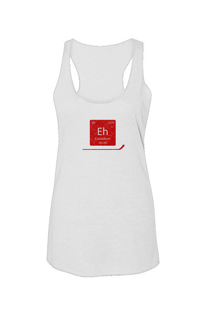 Canadium Racerback Barn Tank White | Barn Garb Hockey Threads