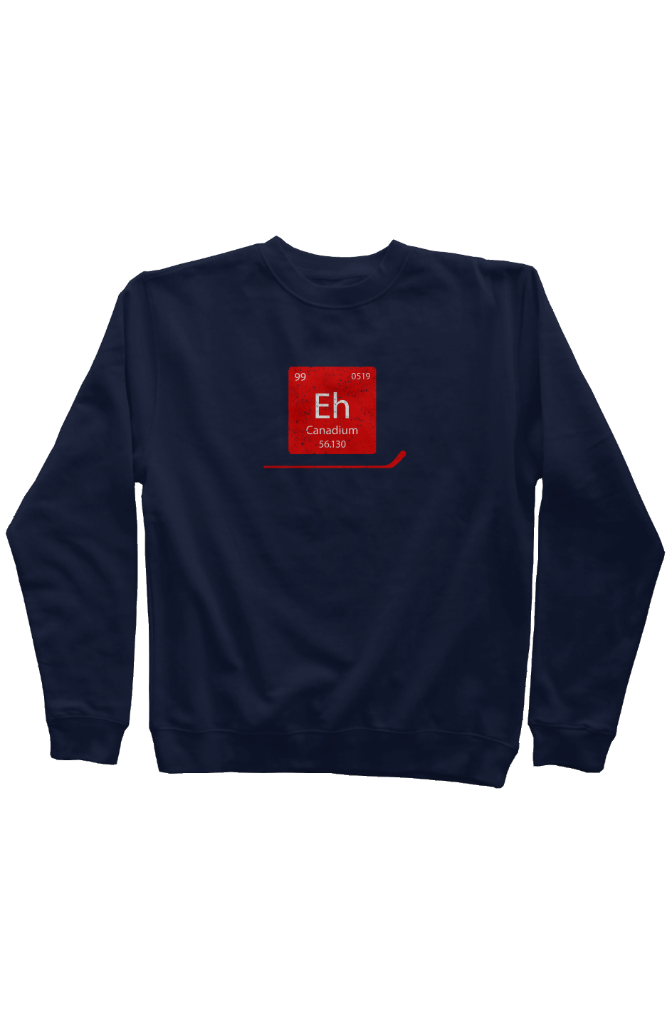 Canadium Rinkside Crewneck Sweatshirt Navy Blue | Barn Garb Hockey Threads